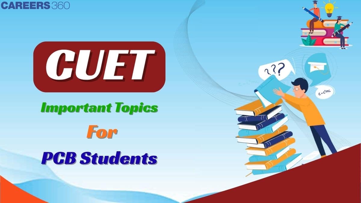 CUET UG 2026 Important Topics for PCB Students: Check Here